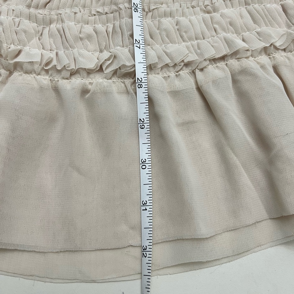 Joh ruffled skirt medium Boho Western Coachella Maxi tiered Victorian vintage - Picture 7 of 9